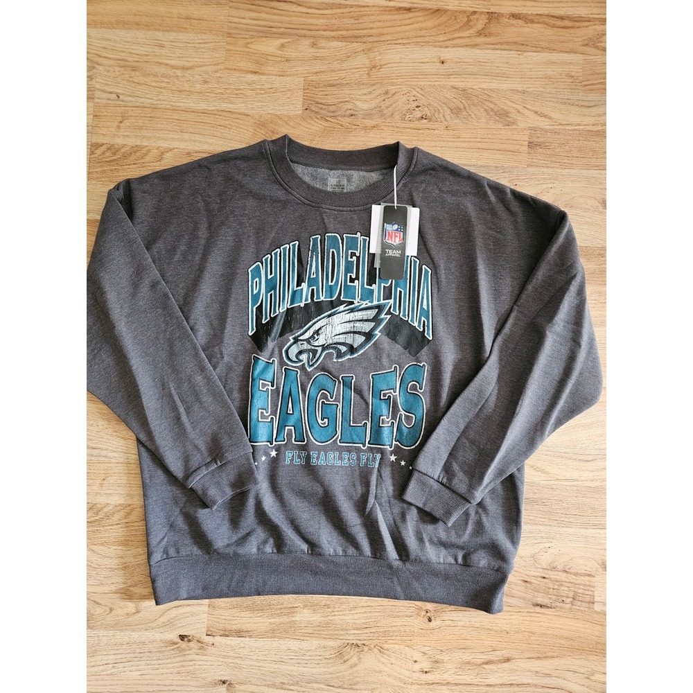 Philadelphia Eagles Gameday Couture Sweatshirt Gray Size M